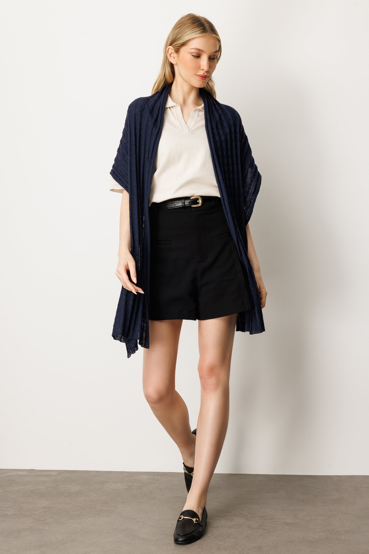 MYRA SCARF NAVY