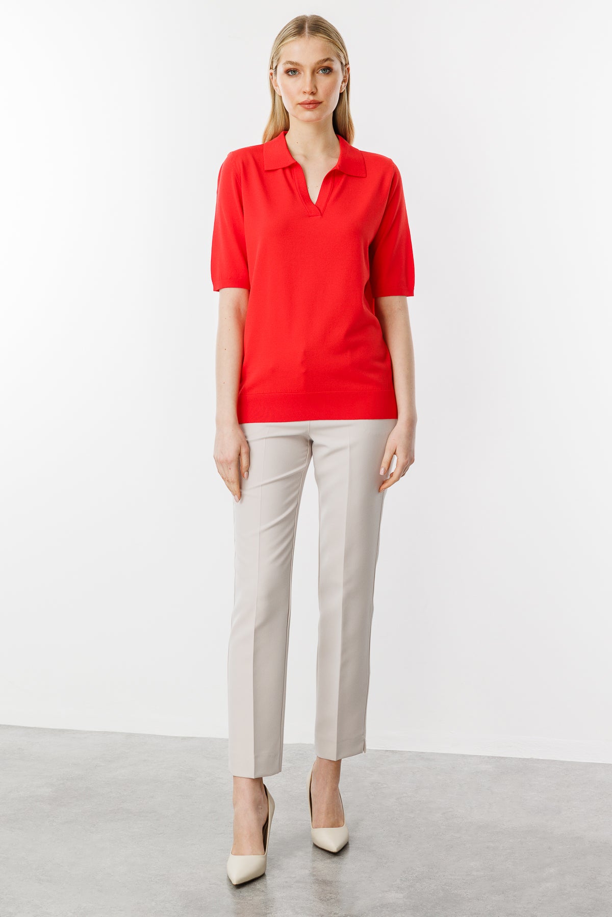 POLO BLOUSE ROOD