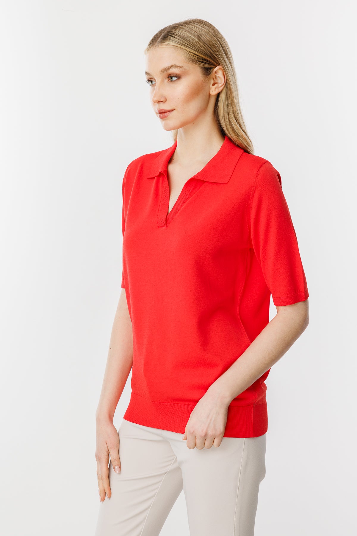 POLO BLOUSE ROOD