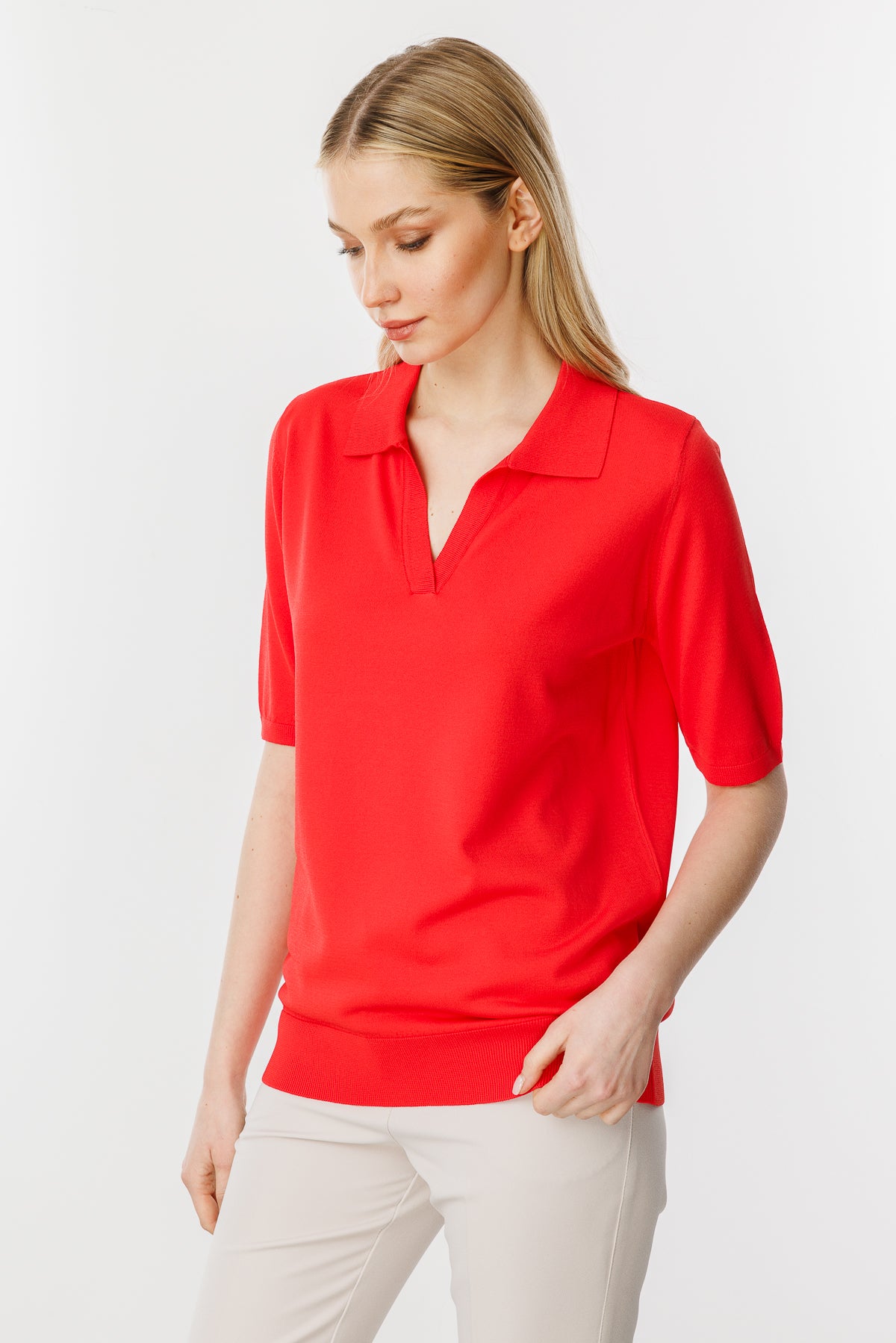 POLO BLOUSE ROOD