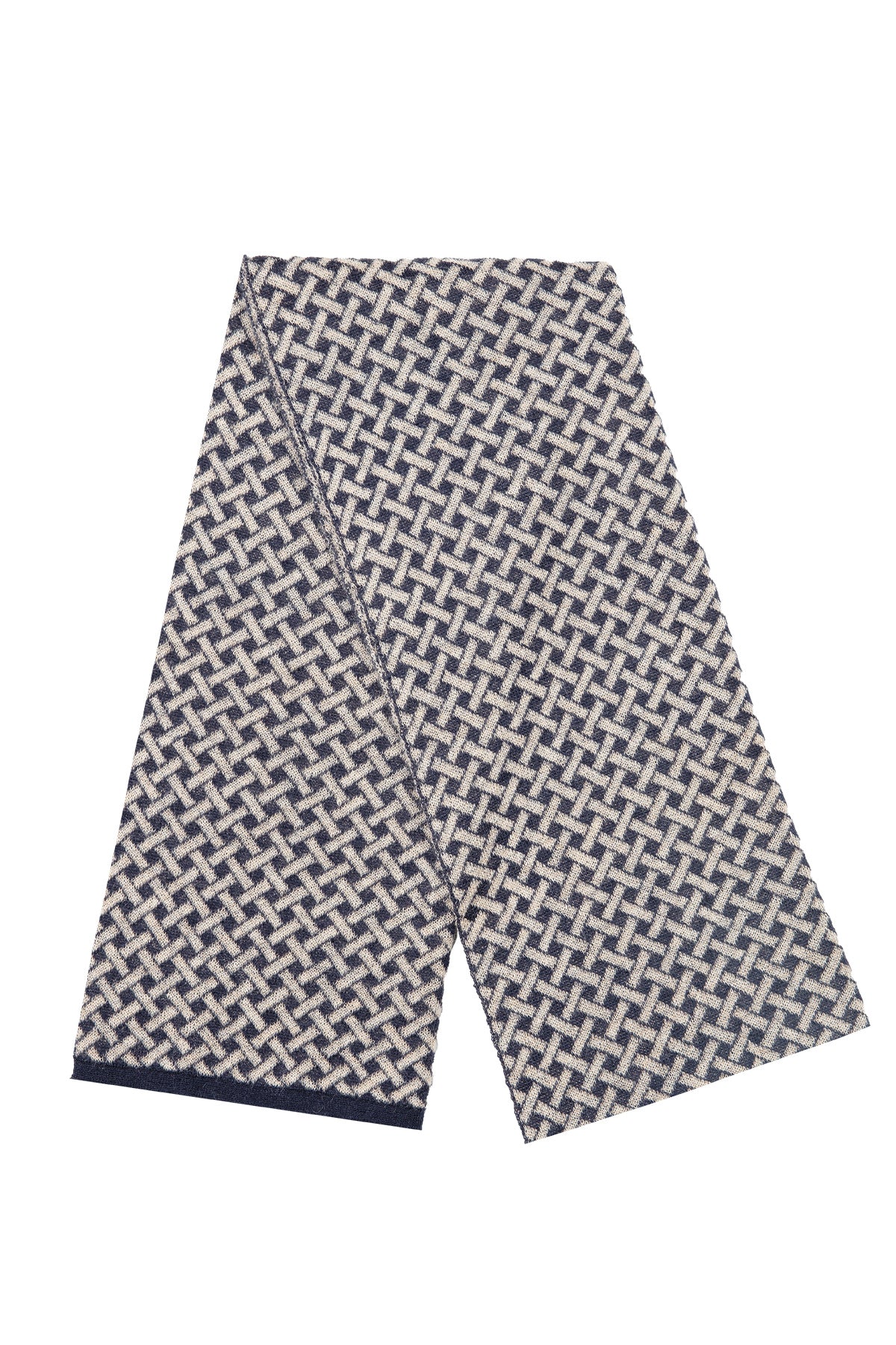 HITTITE SJAAL MARINEBLAUW-BEIGE