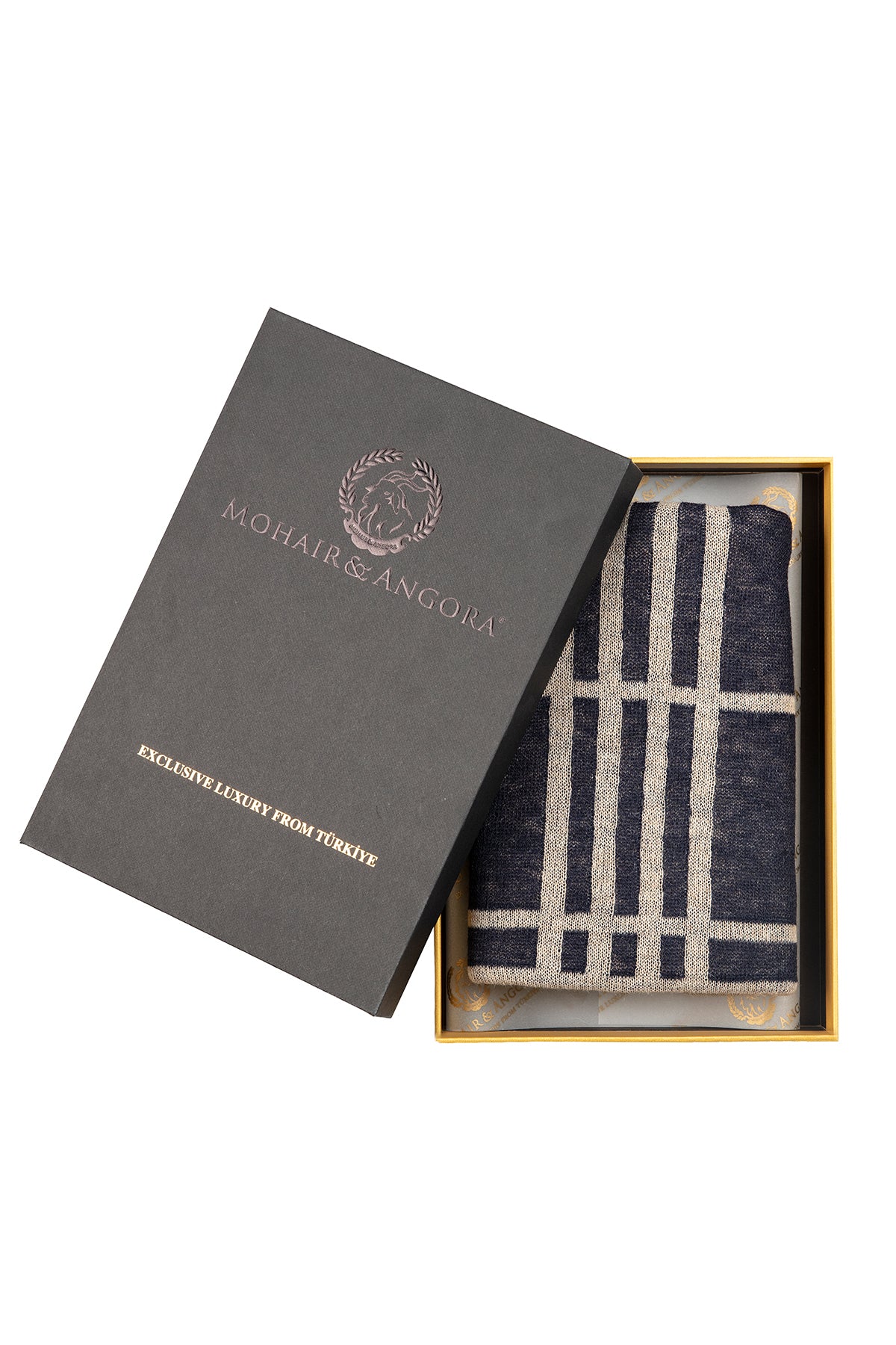GALATIA SJAAL MARINEBLAUW-BEIGE