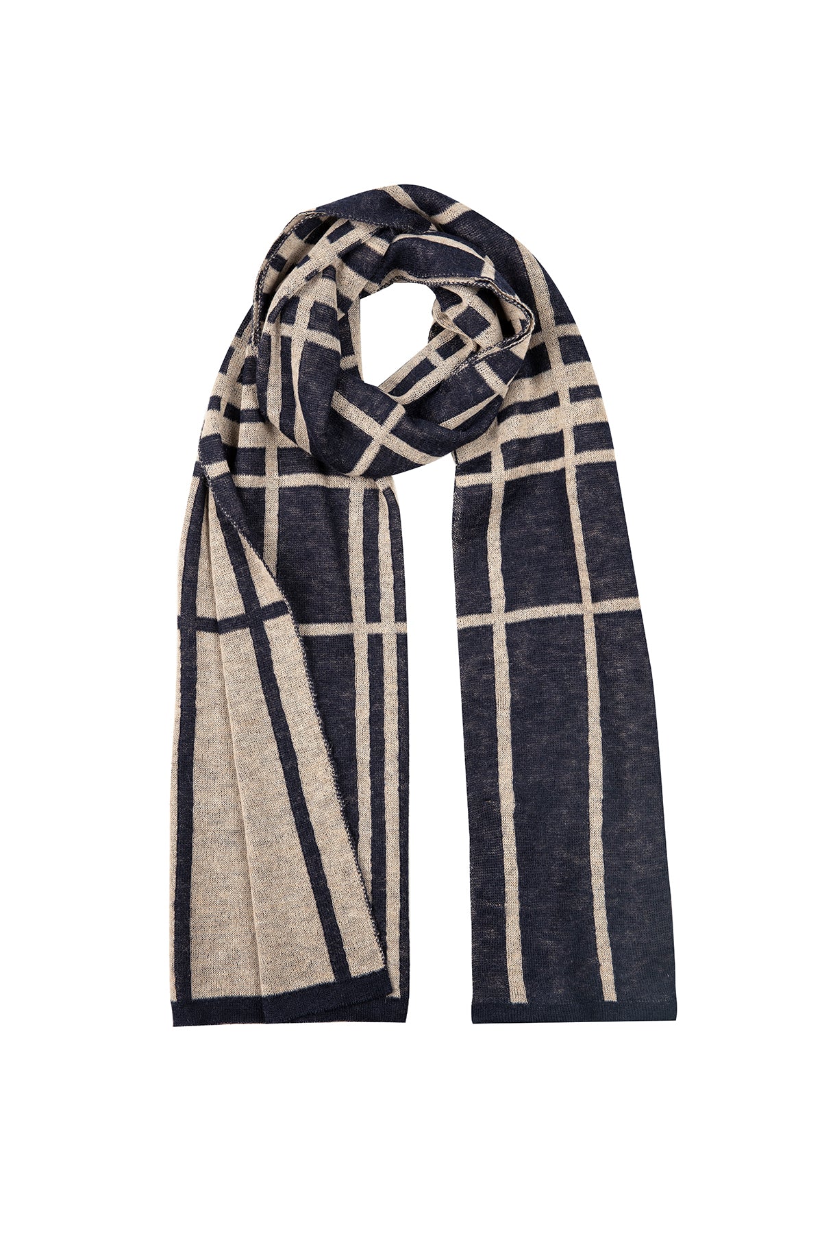 GALATIA SJAAL MARINEBLAUW-BEIGE