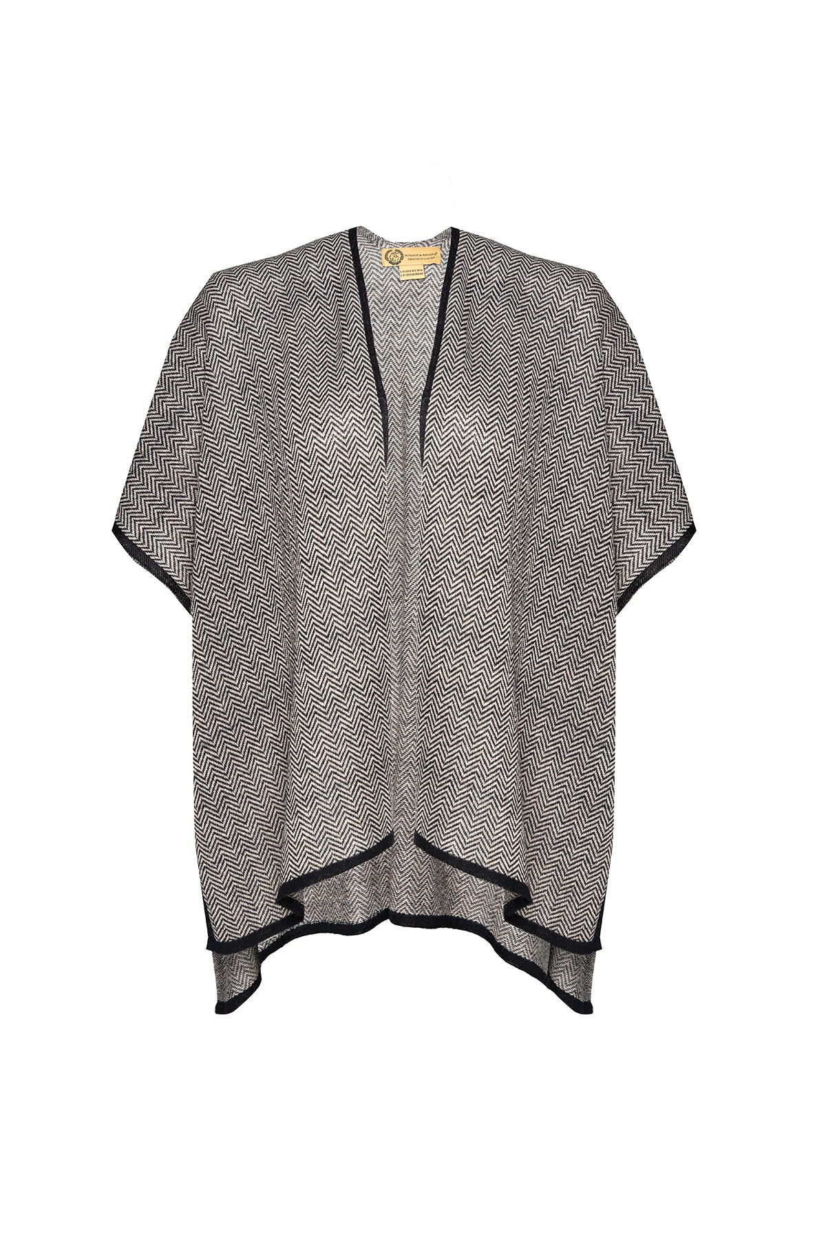 LYDIA STOLE ZWART-BEIGE