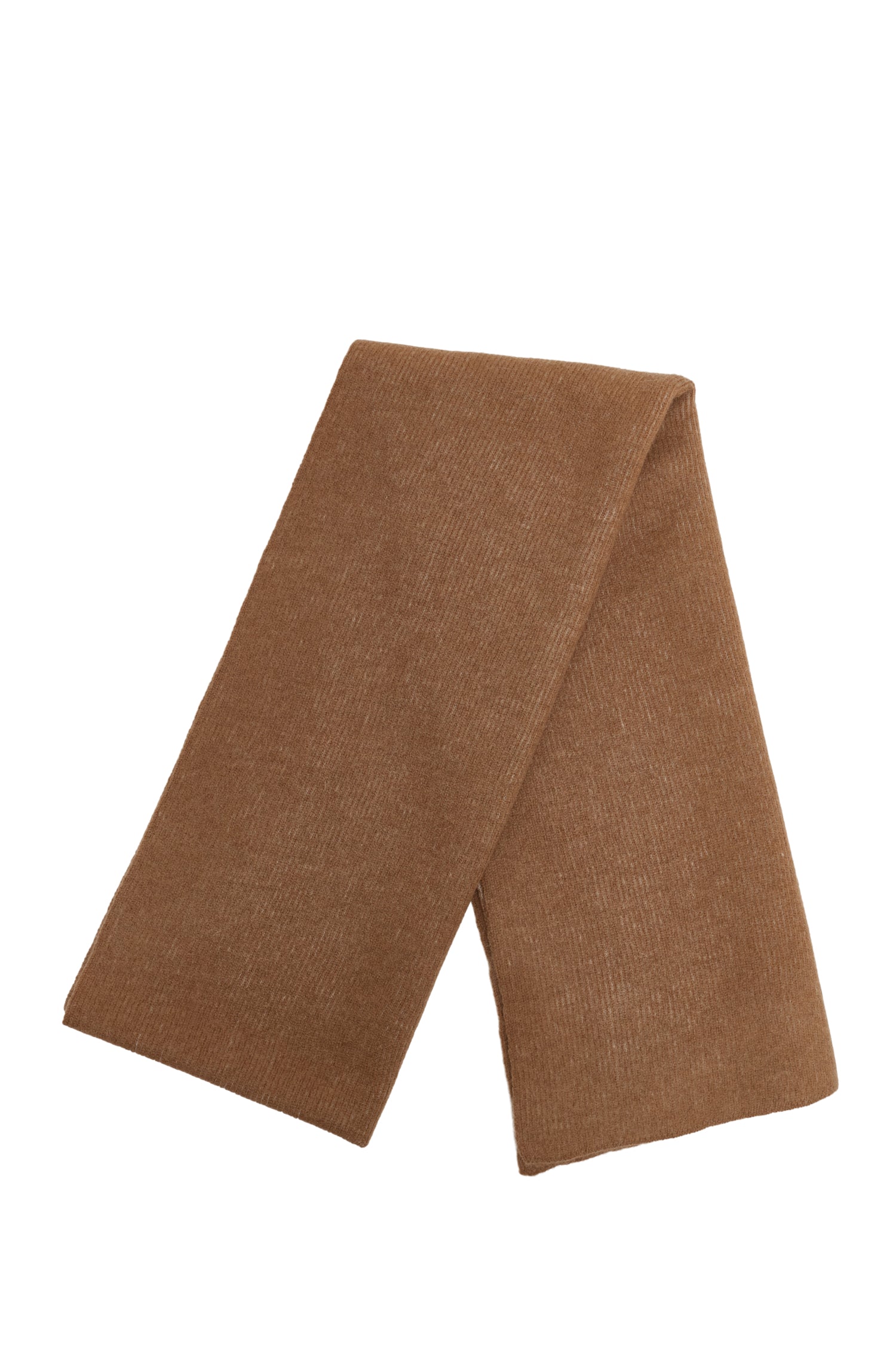 ARTEMIS BEANIE & SCARF WOOL SET CAMEL-ECRU