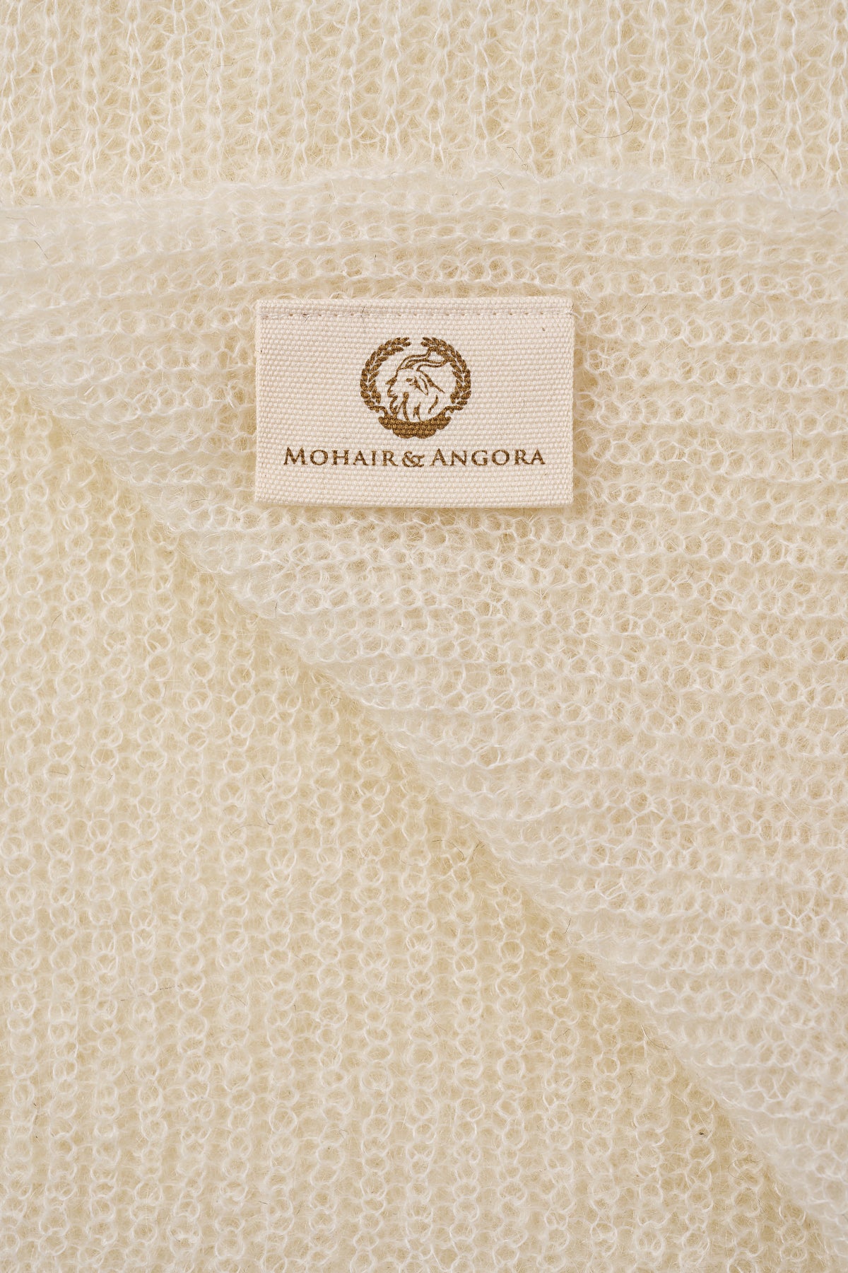 HATTUSA SJAAL ECRU-BASIC KNIT