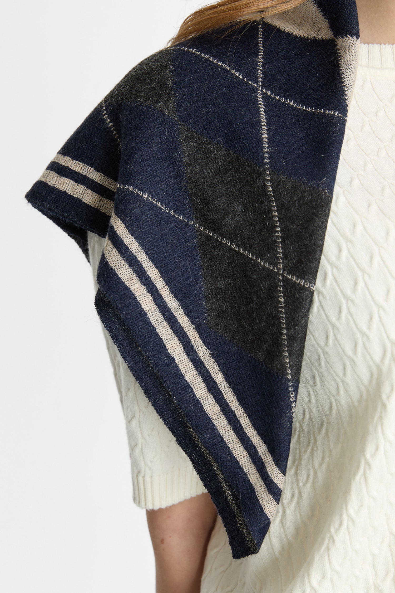 TROIA FOULARD NAVY