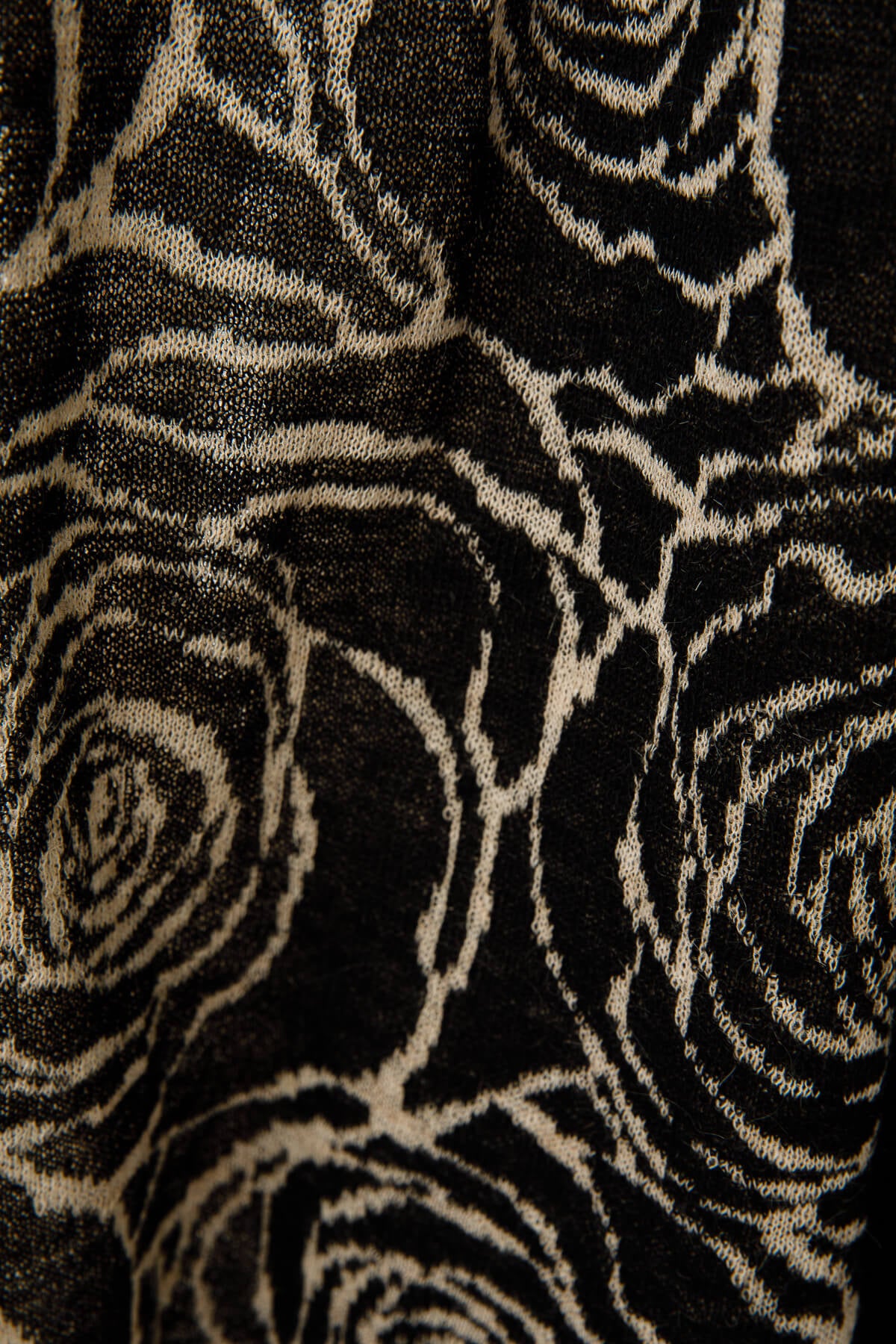 CAPPADOCIA SHAWL BLACK-BEIGE