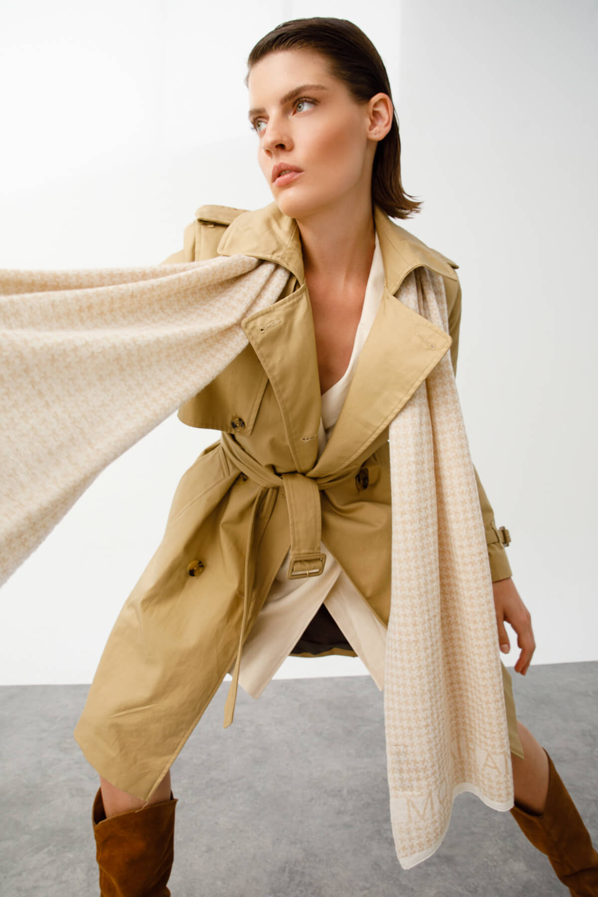 GORDION SCARF ECRU