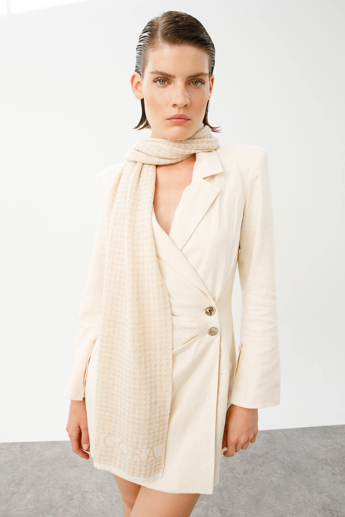 GORDION SCARF ECRU