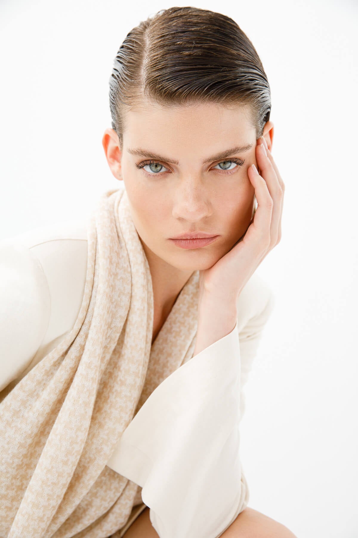 GORDION SCARF ECRU