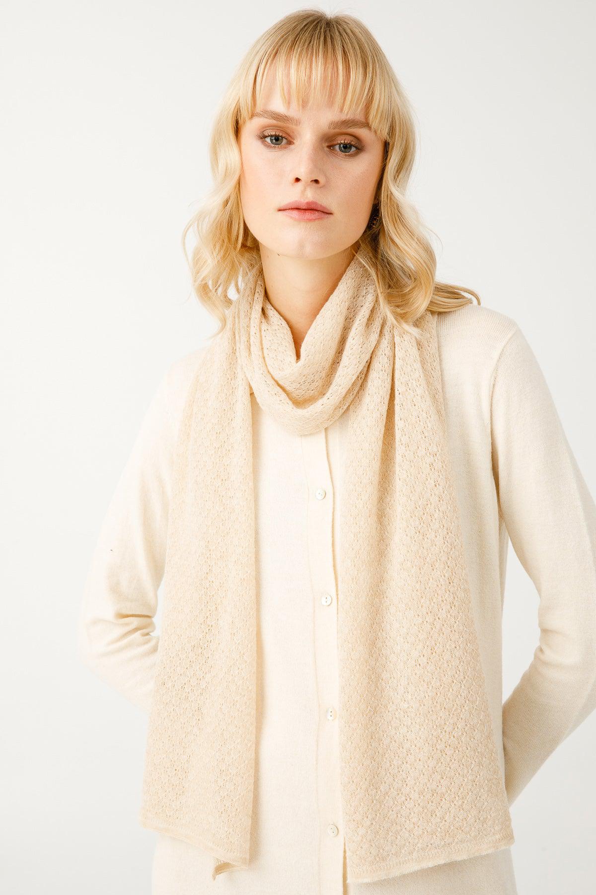 DIAMANT SJAAL-BEIGE
