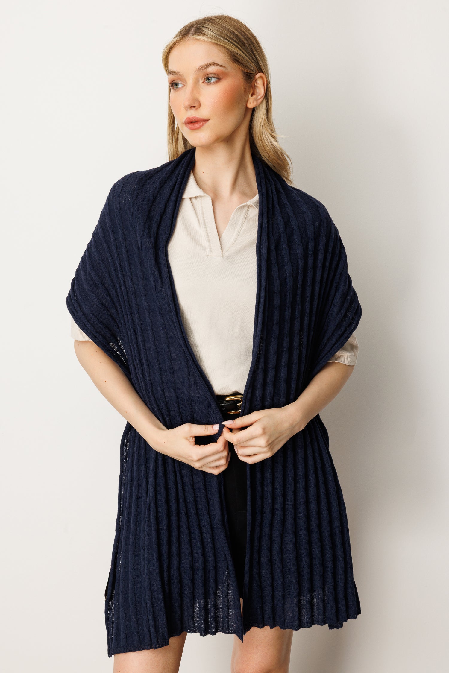 MYRA SCARF NAVY