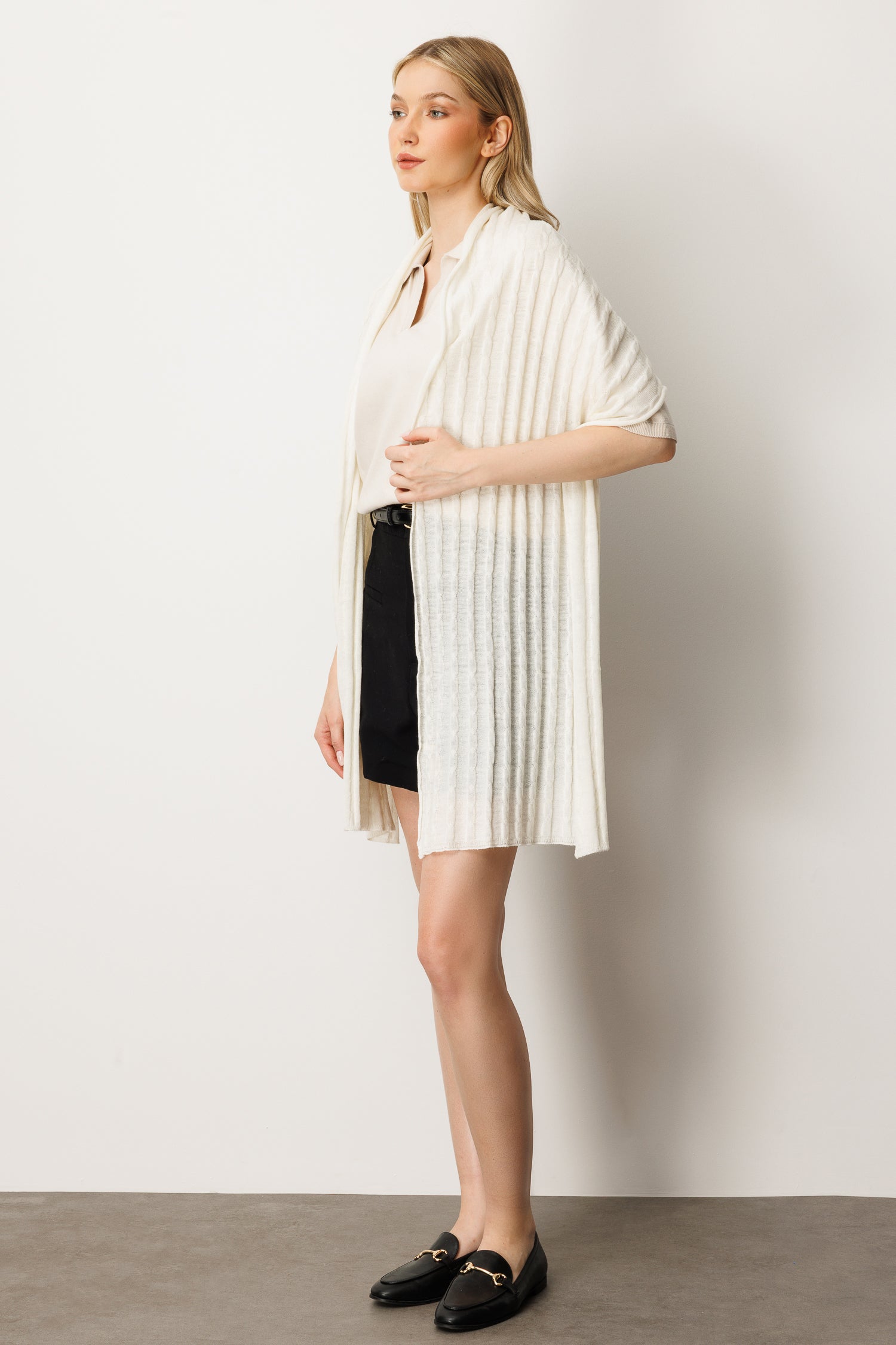 MYRA SCARF ECRU