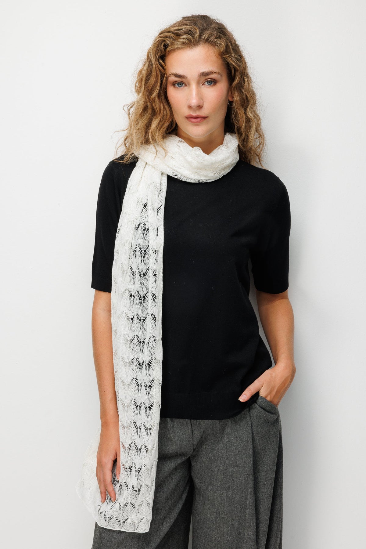 ANATOLIA SHAWL ECRU