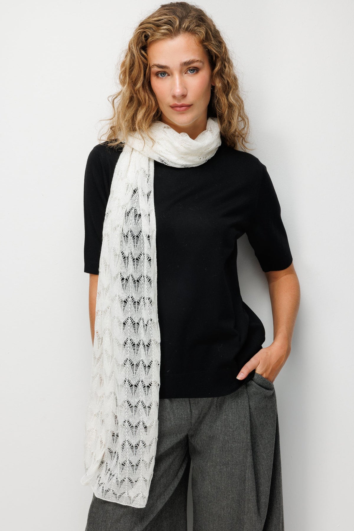 ANATOLIA SHAWL ECRU