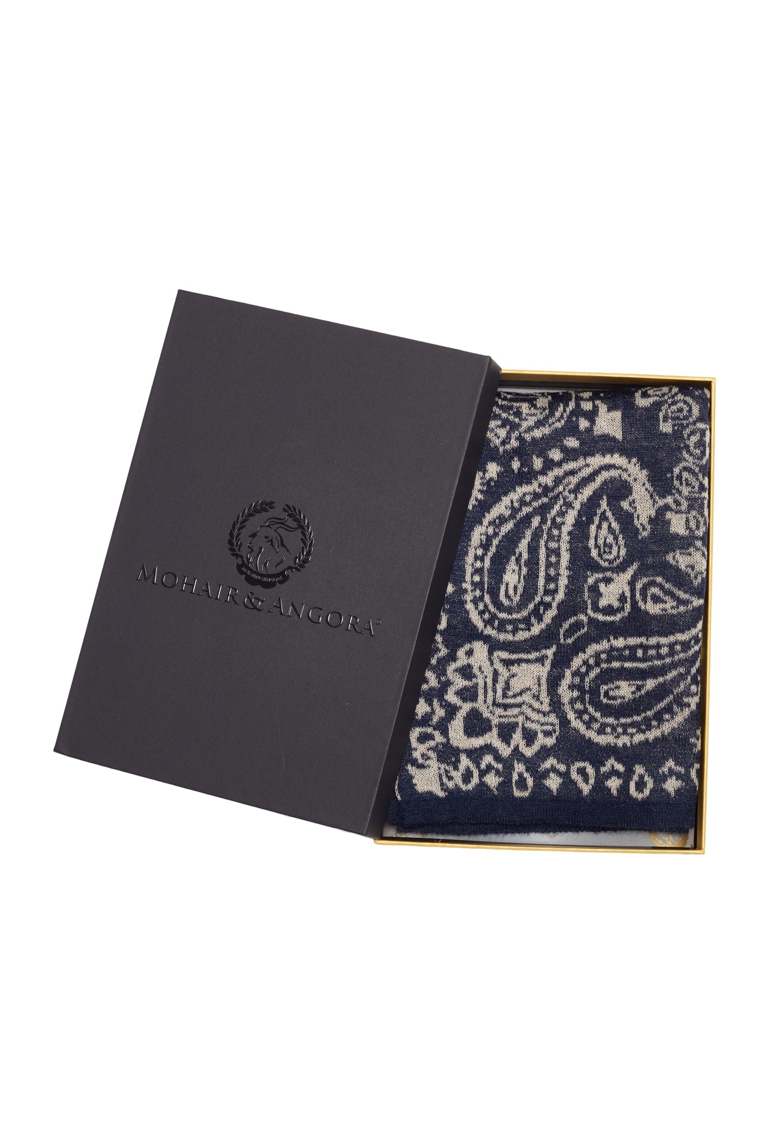 PERA FOULARD NAVY-BEIGE
