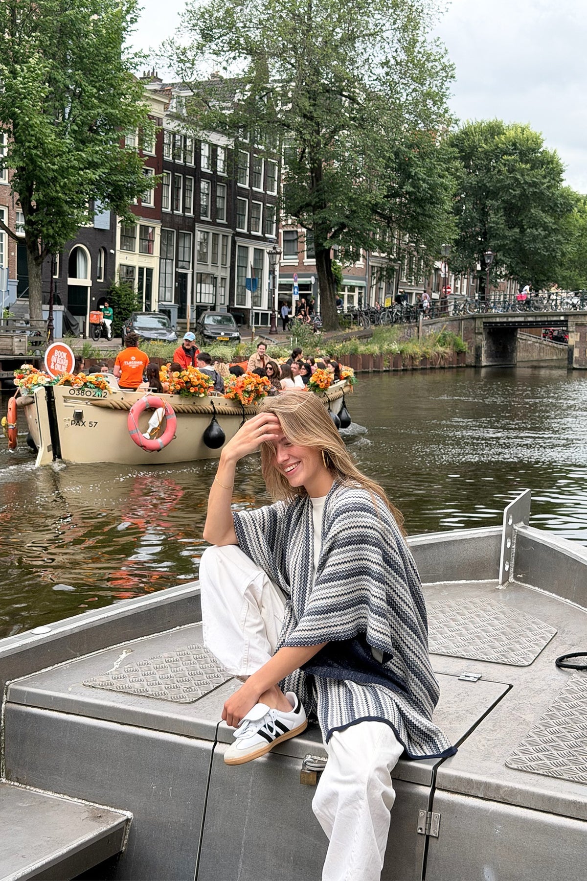 AMSTERDAM STOLE NAVY